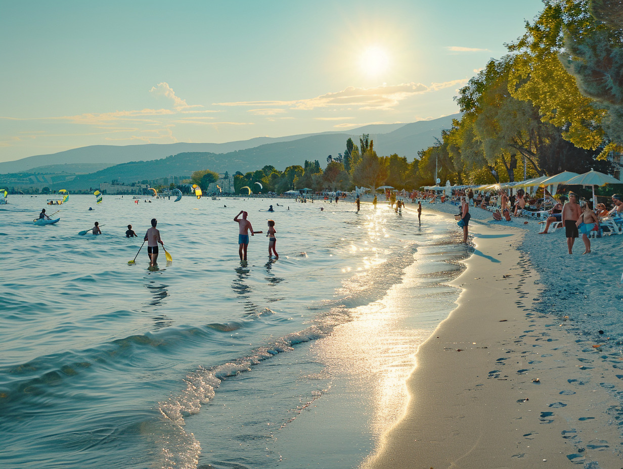 plage bourget-du-lac