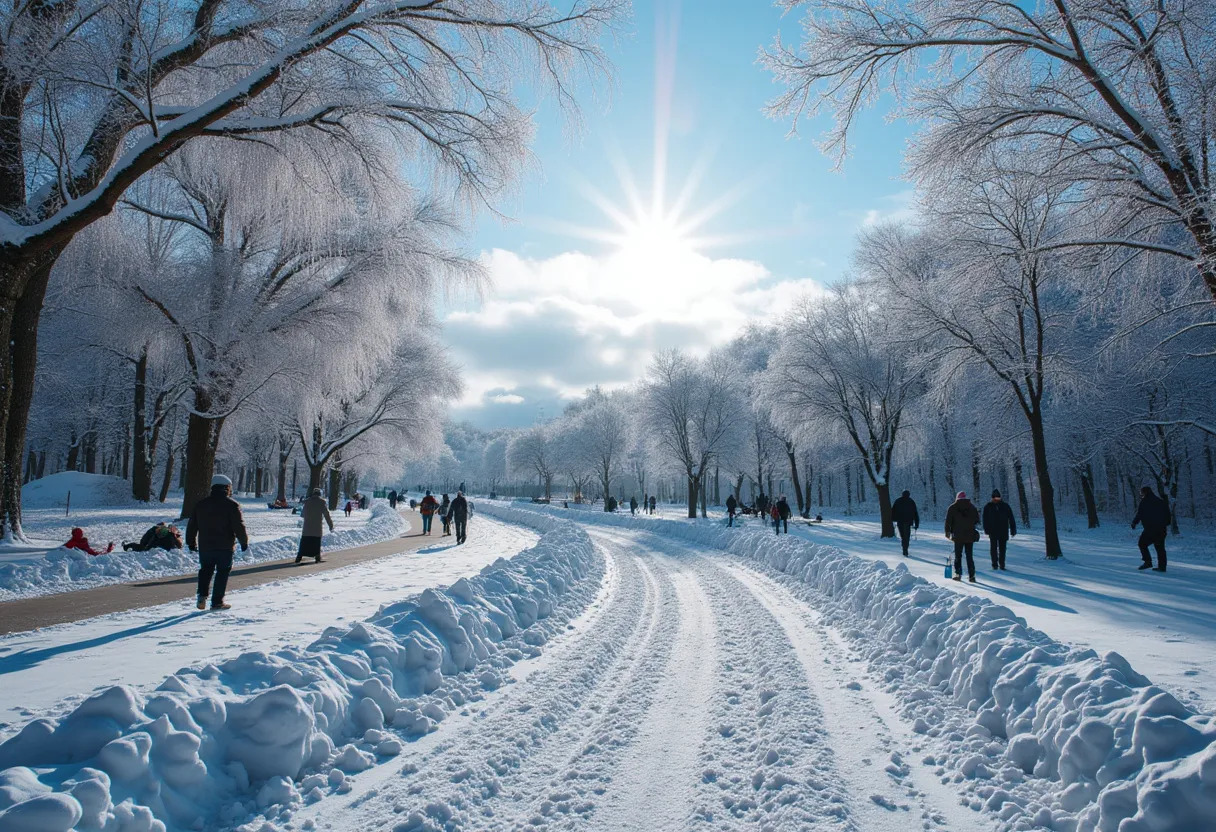 patinoire hiver