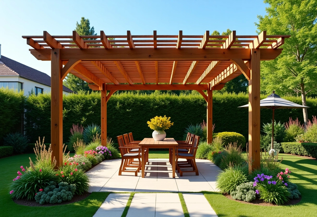 pergola bois