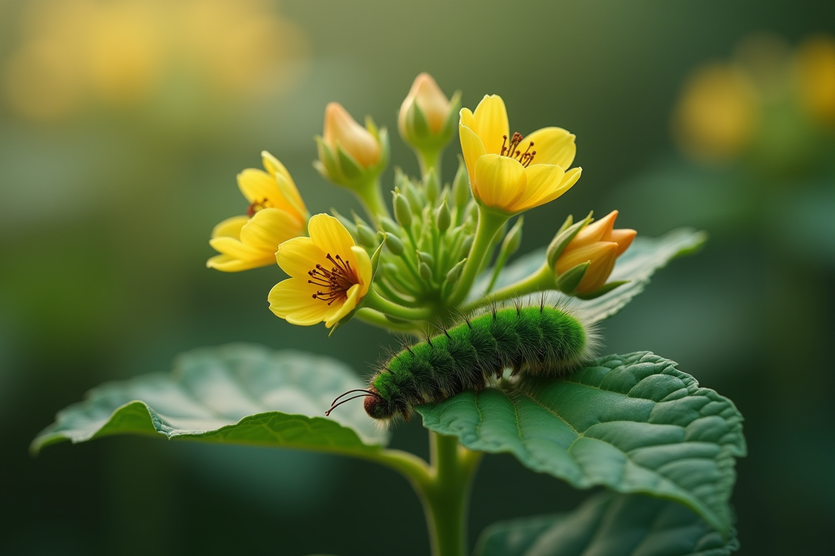 plantes chenilles